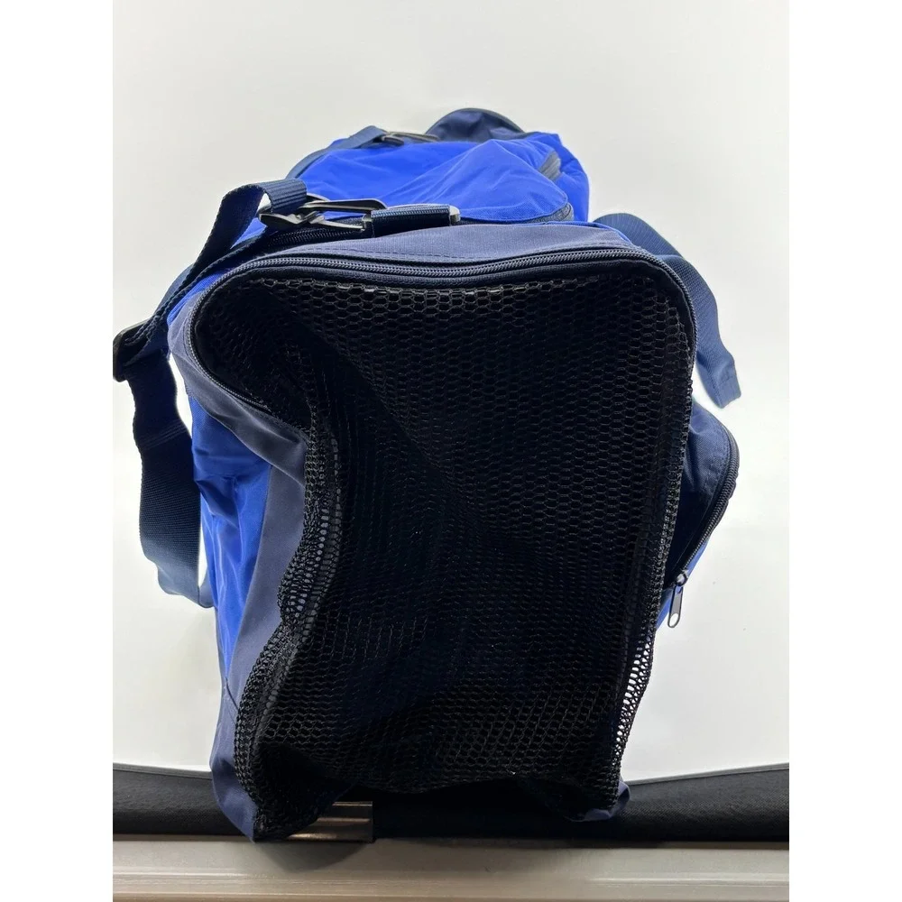 Polo Ralph Lauren Sport Duffel Bag Blue Black US Flag Logo Vintage Mens Travel